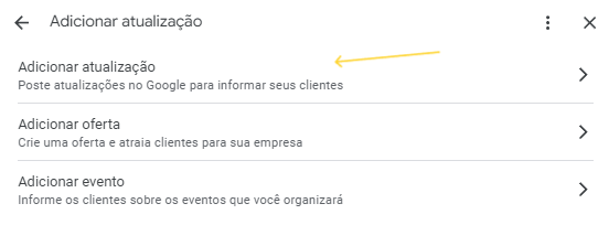 Adicionar atualização no Perfil da Empresa no Google - Resolver fotos rejeitadas no Google Business Profile